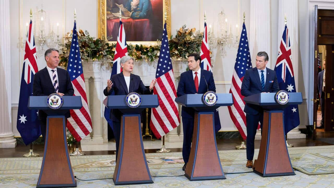 DC: Secretaries Hegseth, Rubio meet with Austrailian Counterparts at State Dept