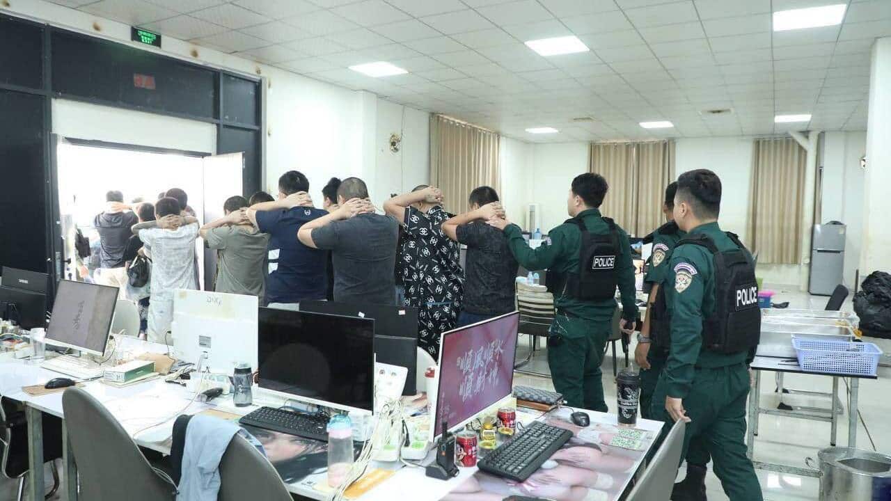 online scam crackdown - Cambodia Interior Minister - Sar Sokha 's Office.jpg