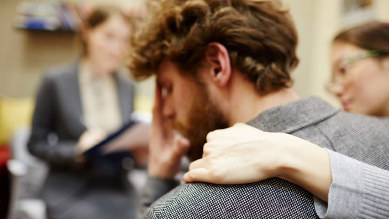 Frustrated man