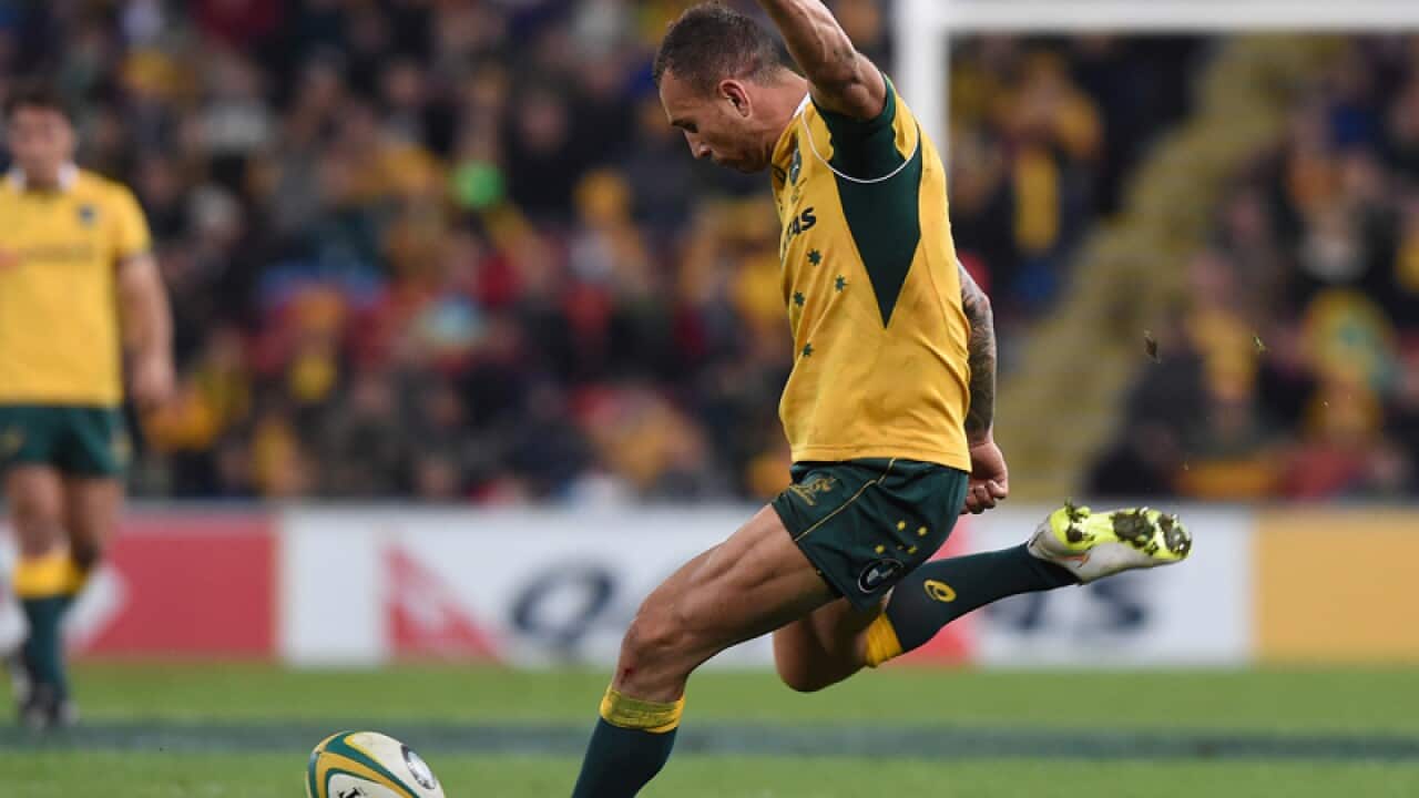 Wallabies playmaker Quade Cooper
