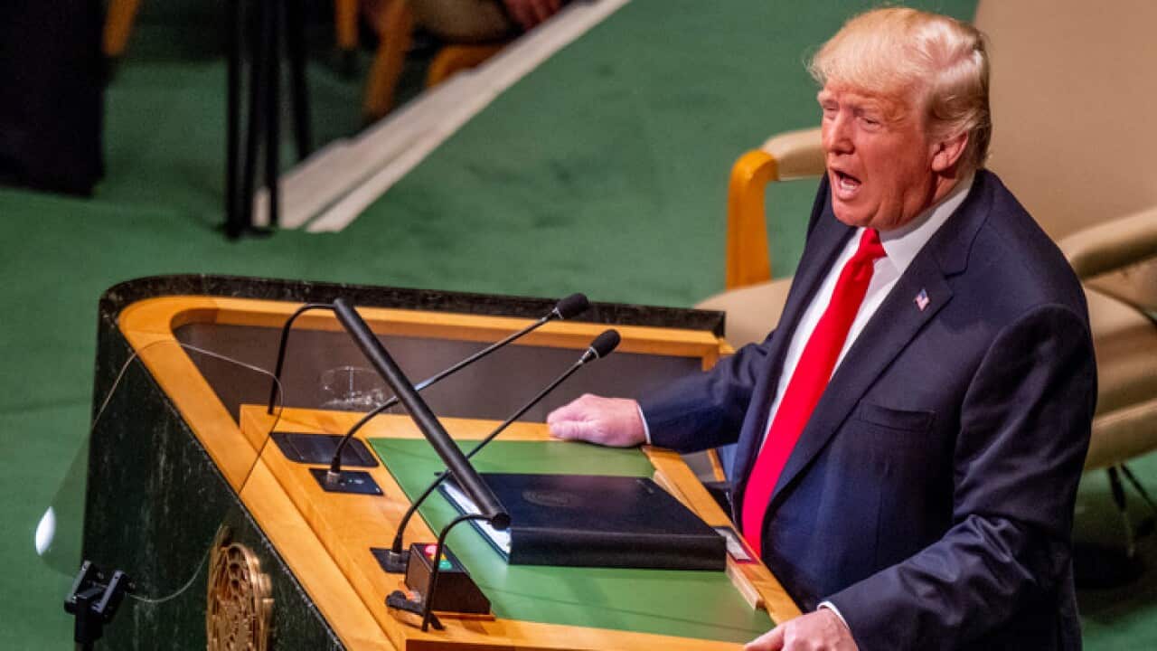 US President Donald Trump