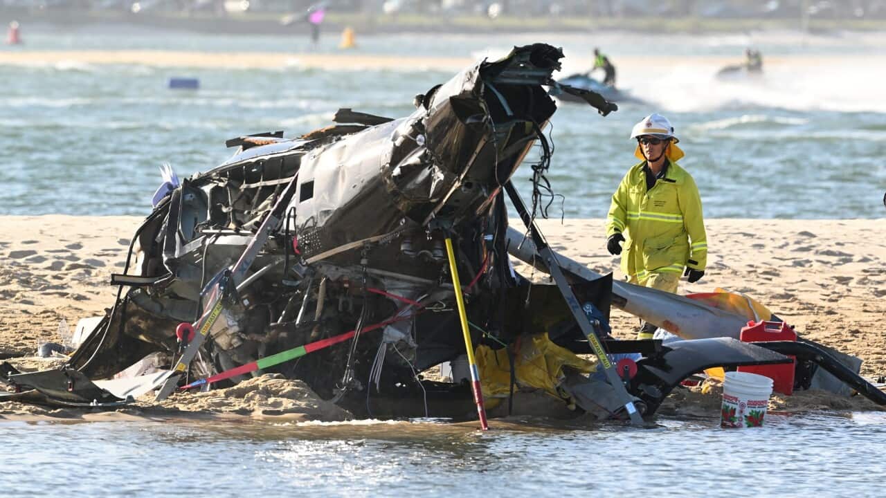 HELICOPTER COLLISION GOLD COAST