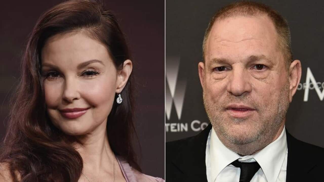 Ashley Judd and Harvey Weinstein
