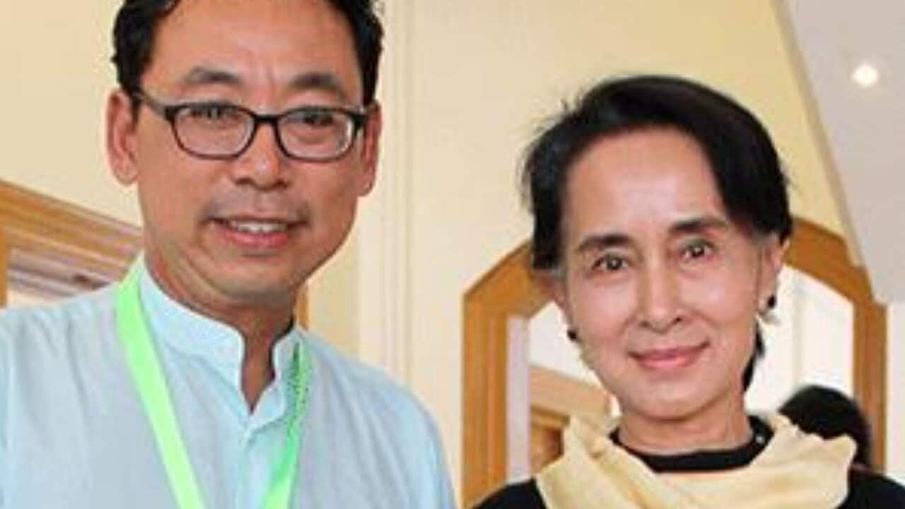 Aung Myo Min with Daw Aung San Suu Kyi.jpg