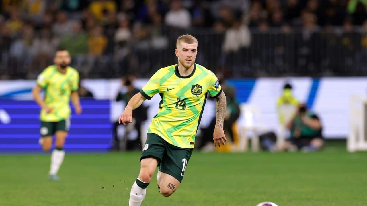 Socceroos in action during World Cup qualifier