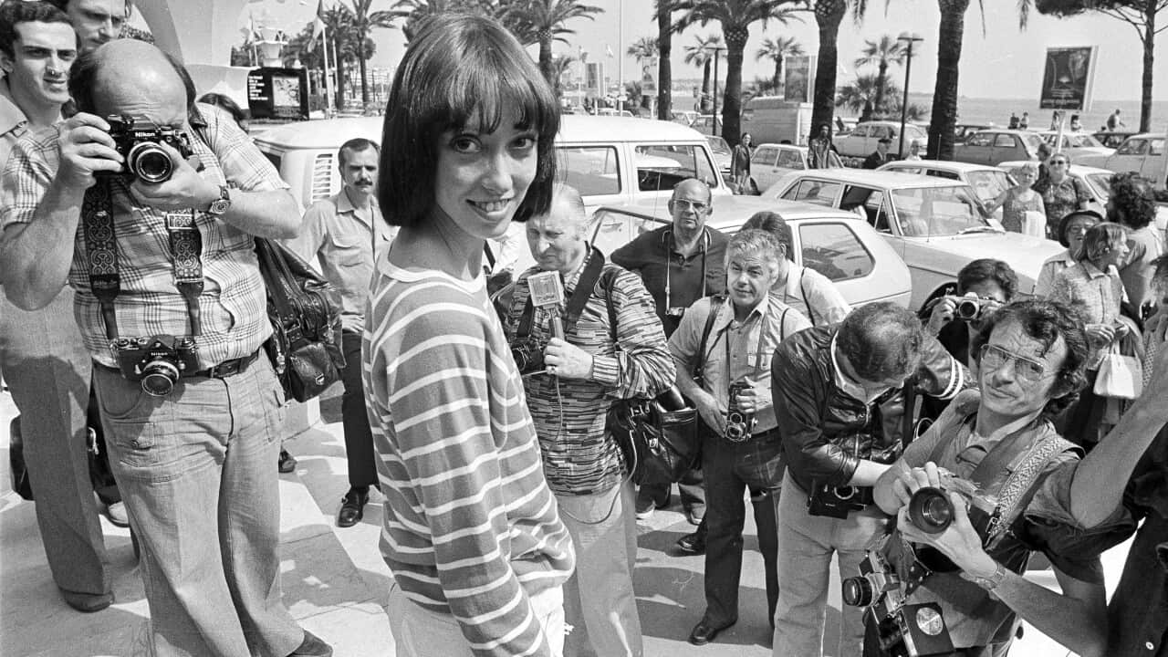 Shelley Duvall poses for photographers at the 30th Cannes Film Festival in France, May 27, 1977.