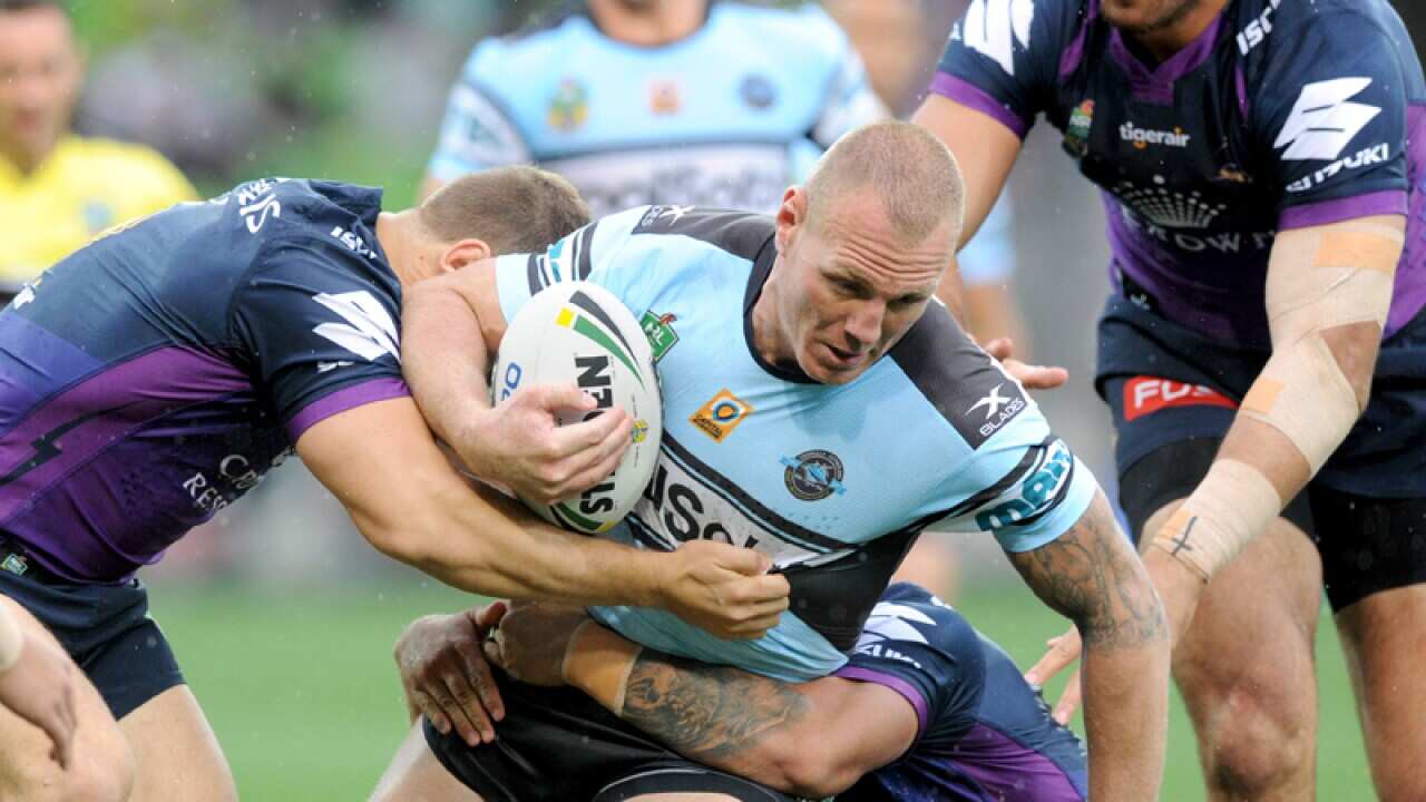 Luke Lewis of the Sharks