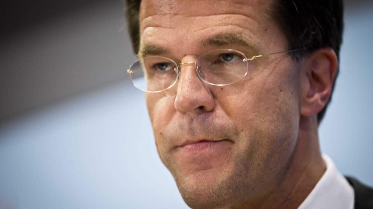 Dutch Prime Minister Mark Rutte at The Hague, 19 July 2014. Rutte called upon Russian President Putin to use his influence to ensure the remains of Dutch MH17 victims will be evacuated as soon as possible. (AFP)