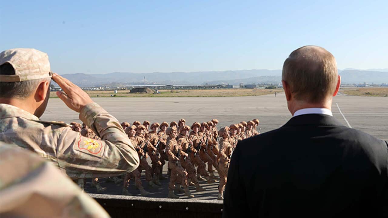 Hemeimeem air base in Syria