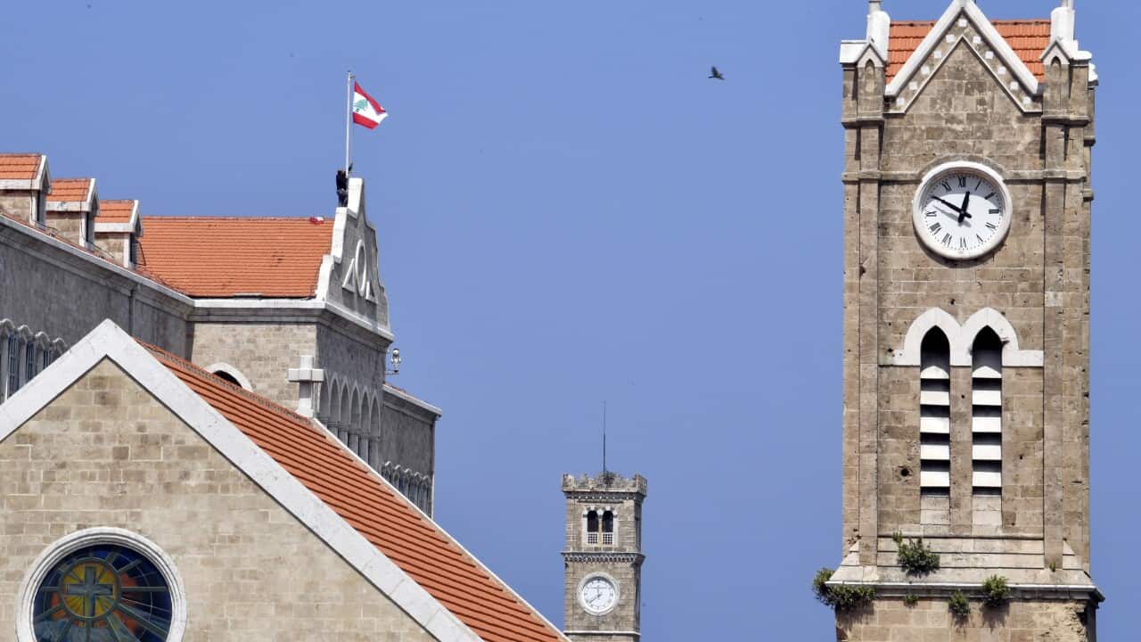 A clock tower
