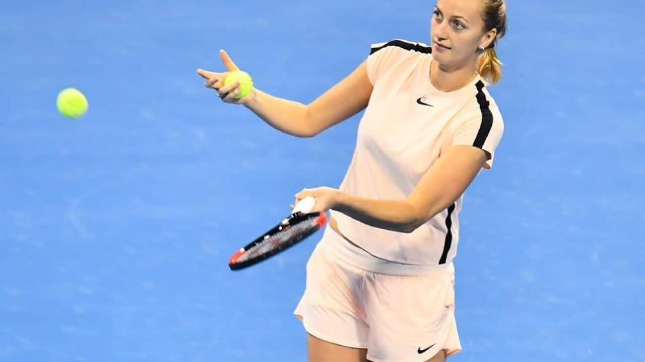 Petra Kvitova of the Czech Republic