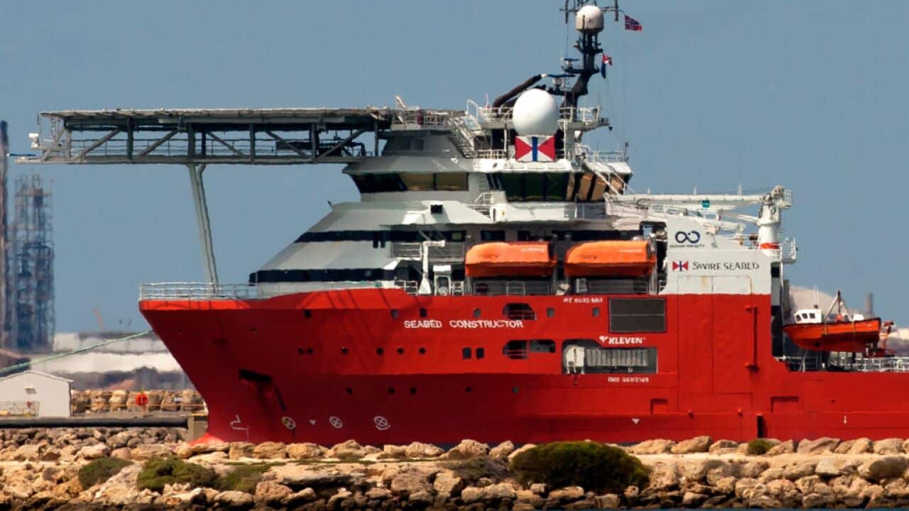 The Seabed Constructor ship, being used in the search for missing Malaysia Airlines MH370