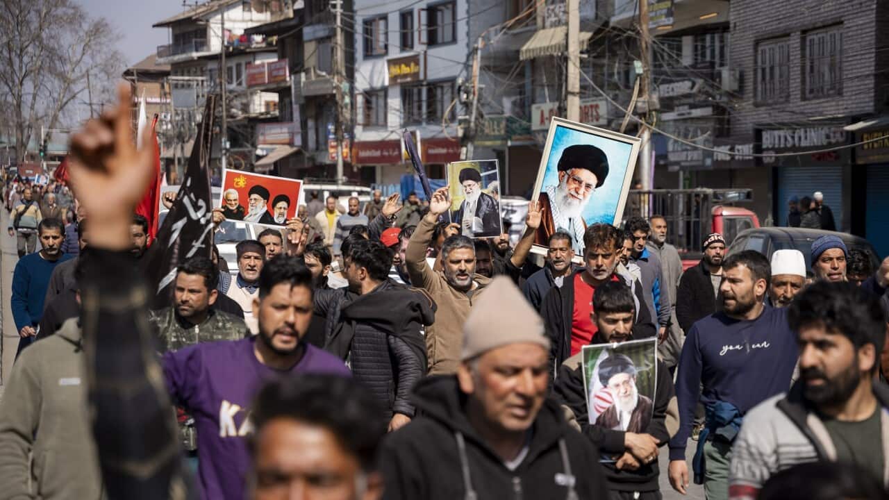 Massive Protests Erupt Across Kashmir After Killing of Iran’s Supreme Leader Ayatollah Khamenei