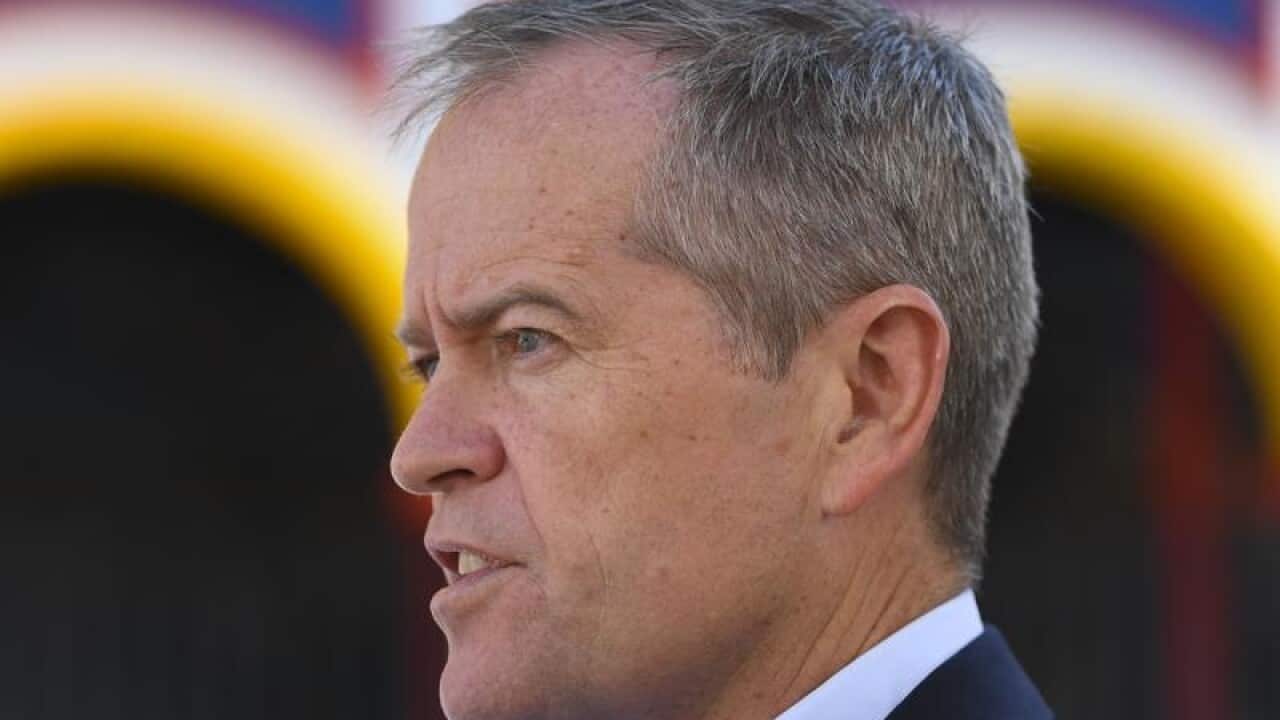 Opposition Leader Bill Shorten speaks to the media in Melbourne.