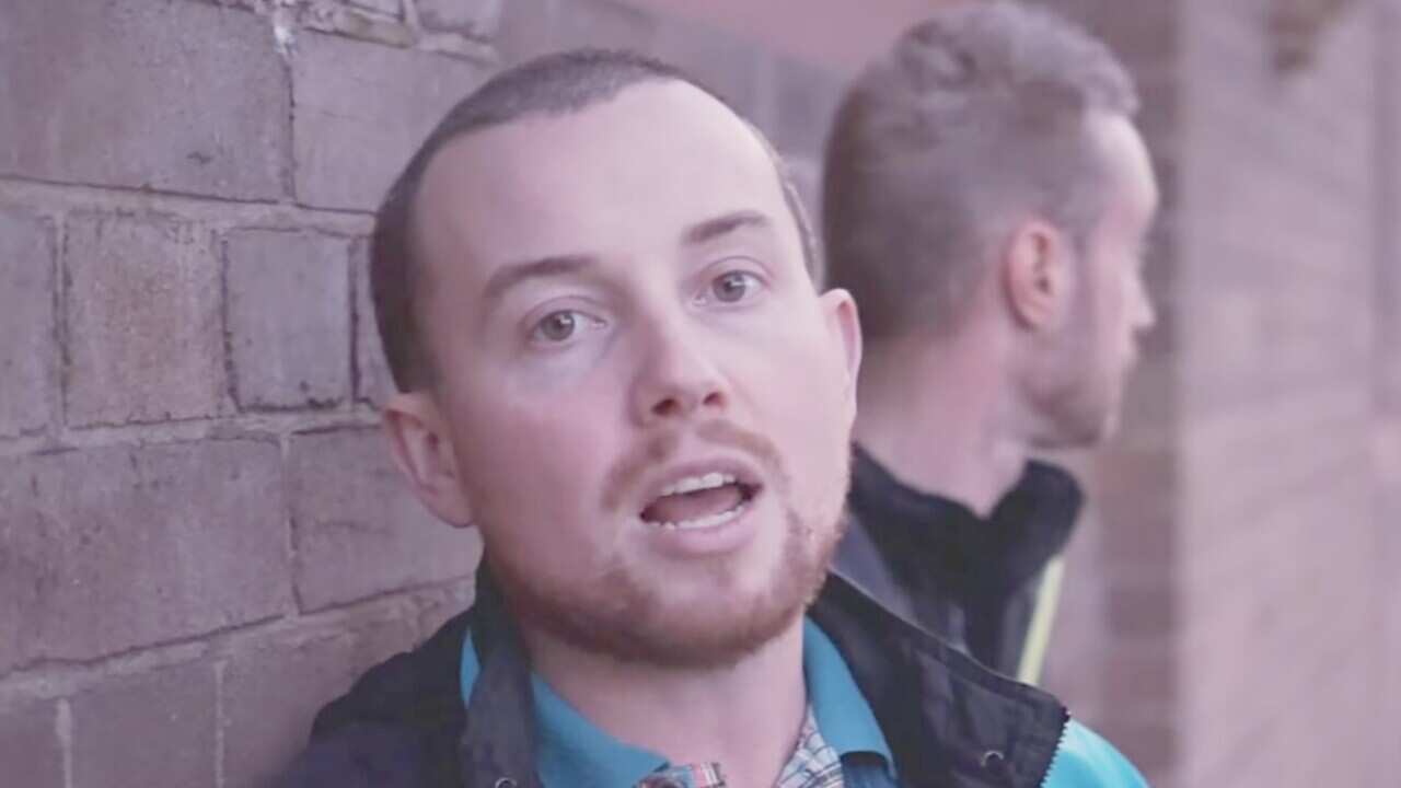 A screen grab image obtained on Tuesday, August 14, 2018, of Sydney hip-hop artist Jett McKee 