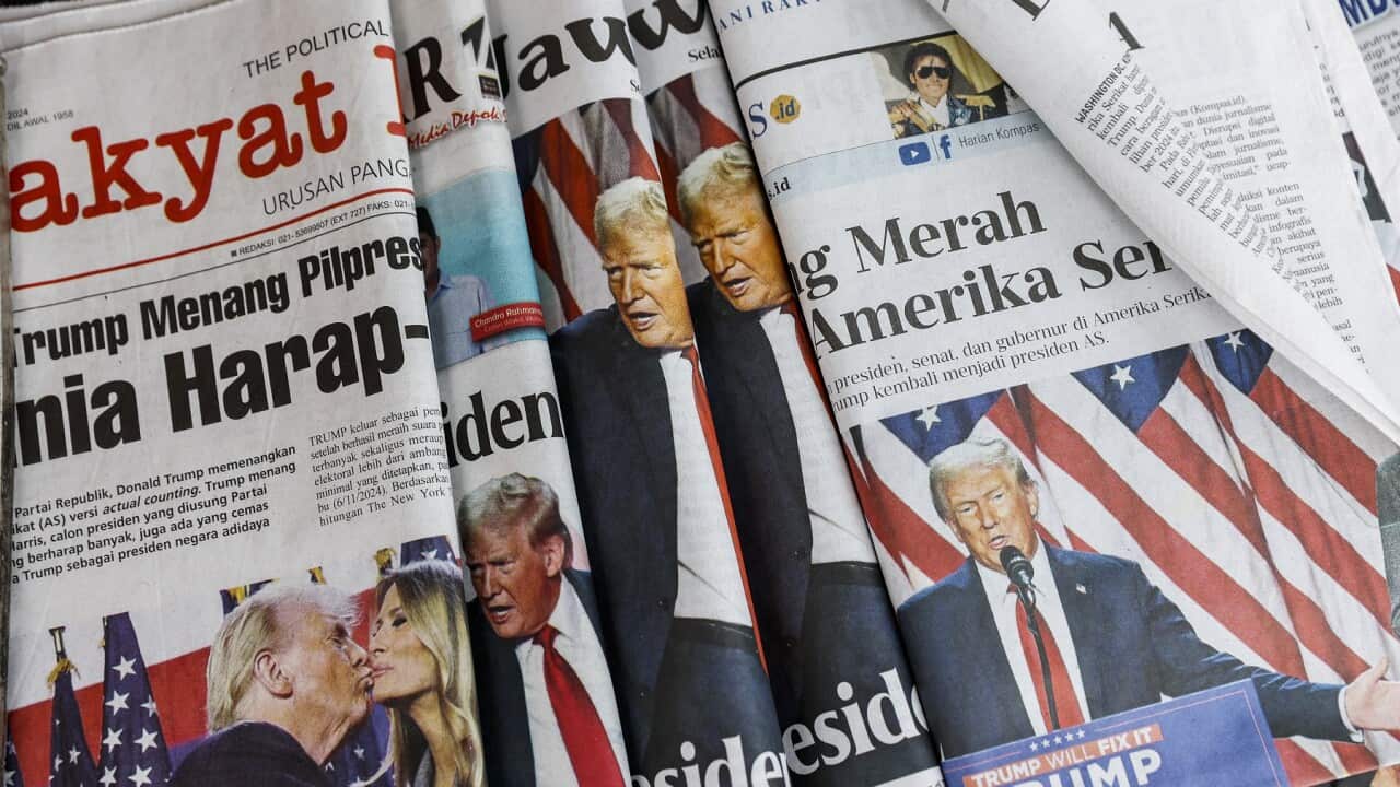 Reaction to the US Presidential election in Jakarta