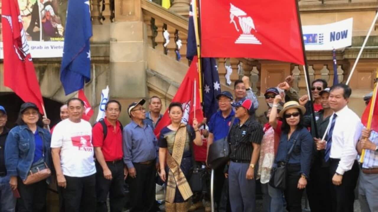 Lao community in Australia gainst Lao communist (Lao Advancement Association of NSW)
