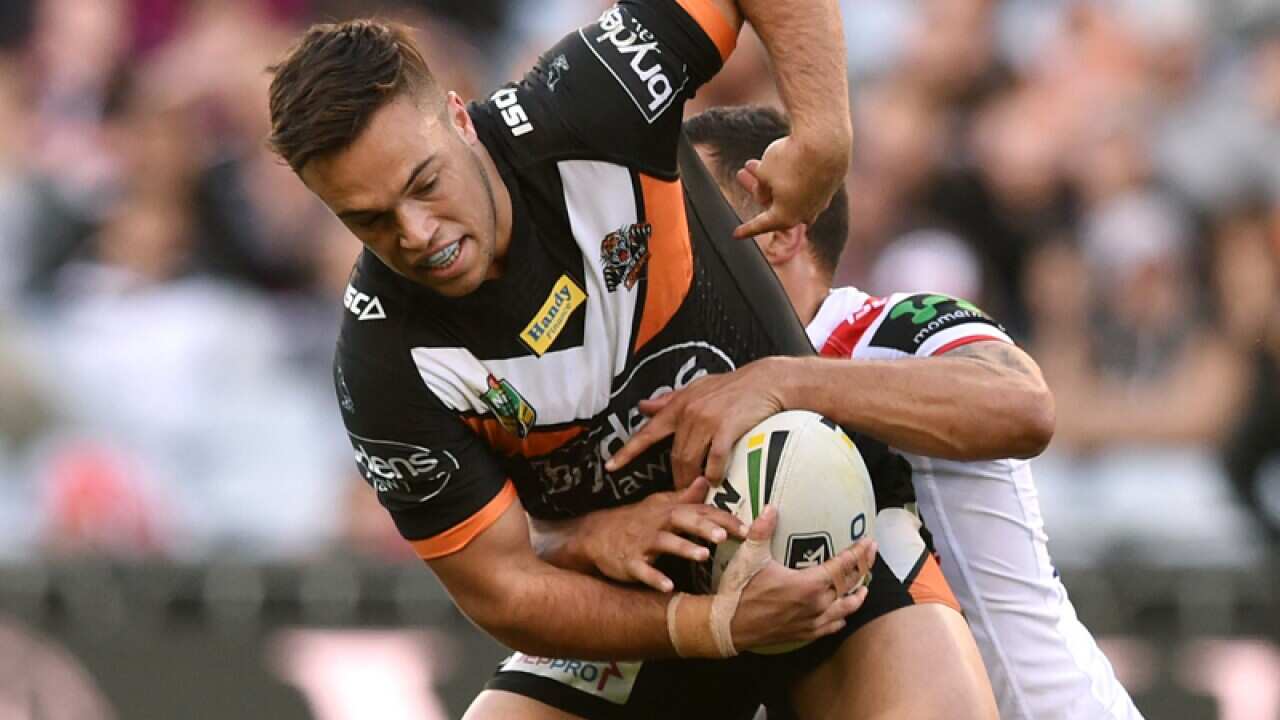 Wests Tigers playmaker Luke Brooks