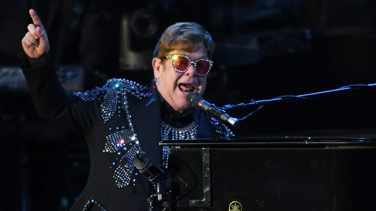 Elton John performs during A Day On The Green music festival at Mt Duneed Estate in Geelong, Saturday, 7 December,  2019