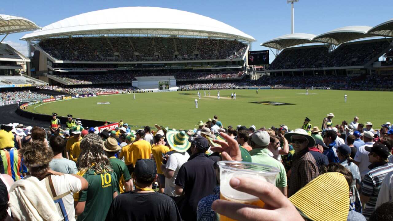 General view of the Adelaide Oval in Adelaide