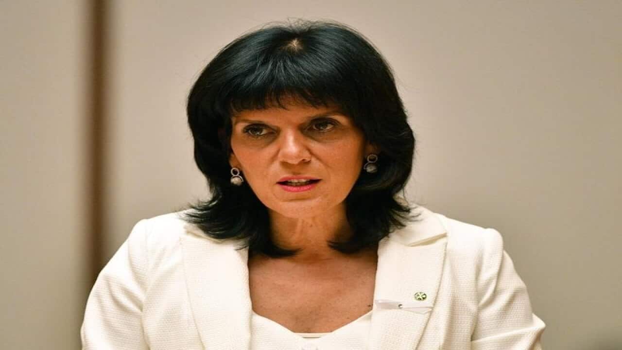 Liberal MP Julia Banks in federal parliament.