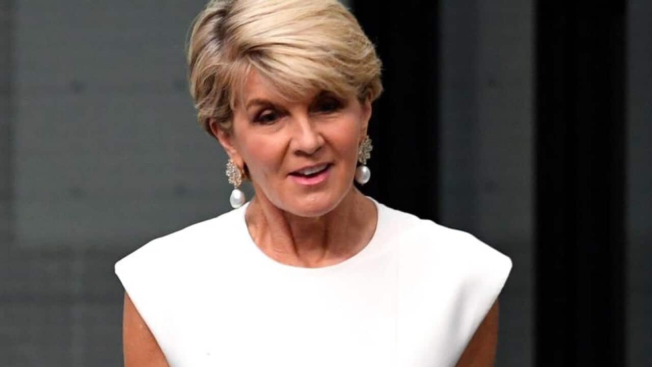 A file image of Julie Bishop