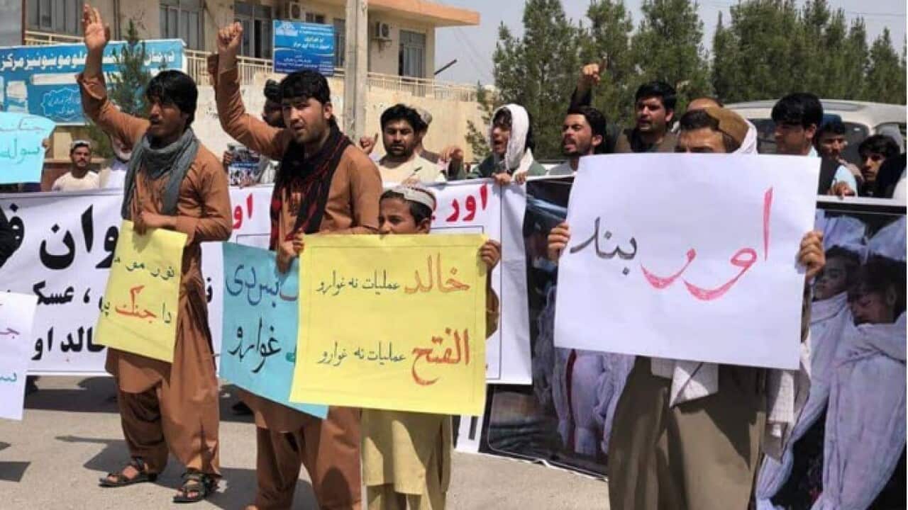 Helmand peace protest