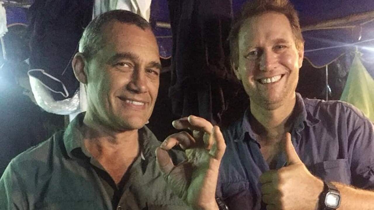 Long-time friends Richard Harris and Craig Challen have been awarded the first ever joint Australian of the Year award.