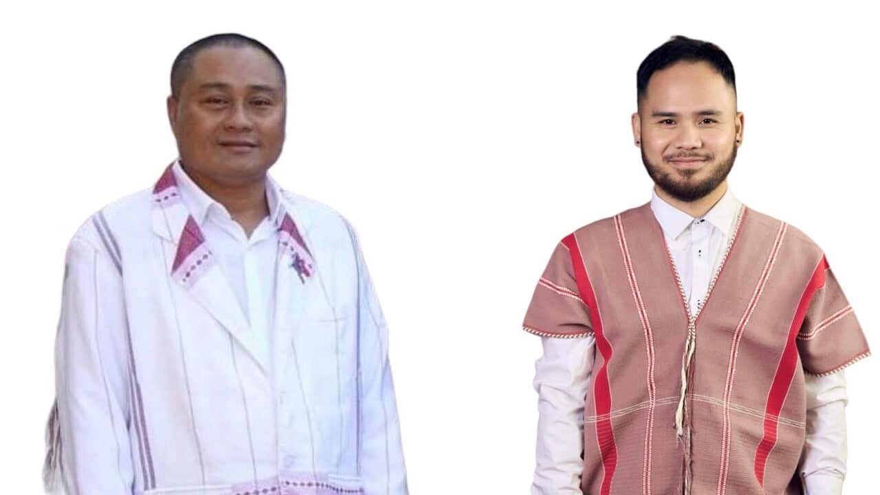 Saw Taw Doh Moo, Chairperson of Australian Karen Organisation - Victoria and Nay Chee Aung from Bendigo Karen Youth Network.