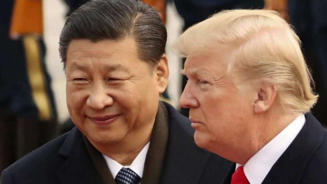 Xi Jinping and Donald Trump
