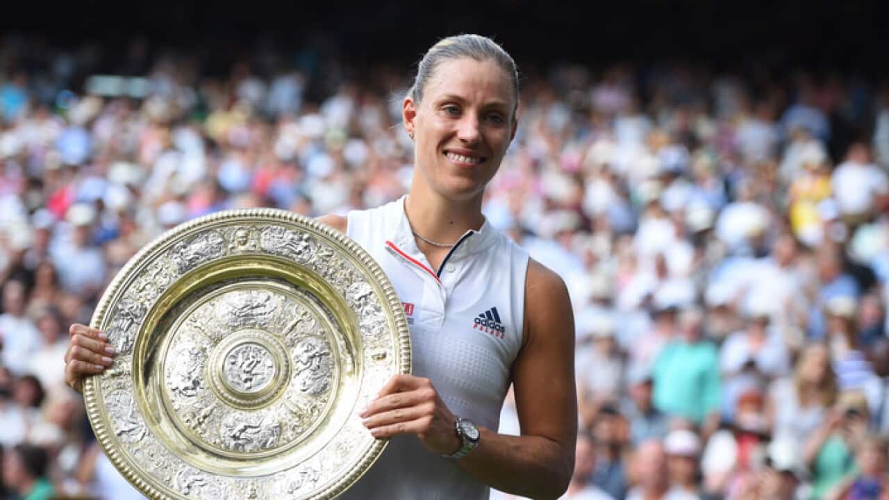 Angelique Kerber at the 2018 Wimbledon Championships, London