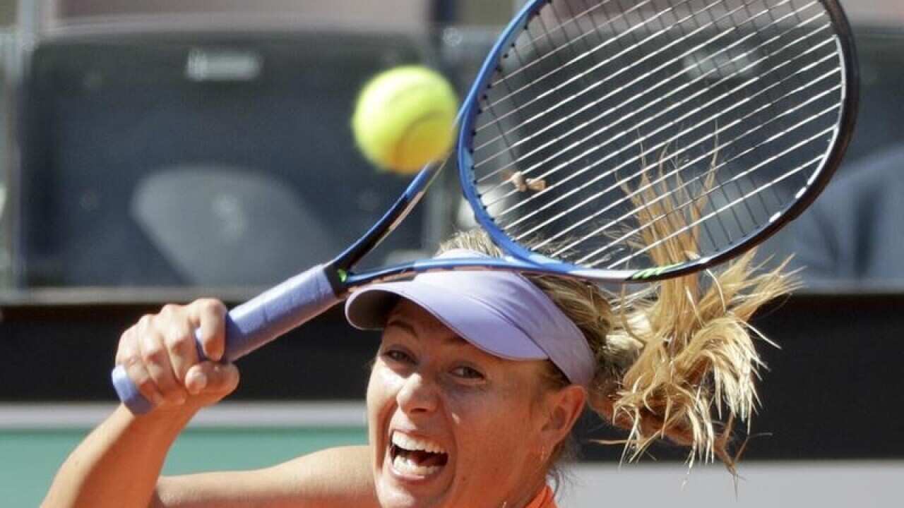 Russian tennis player Maria Sharapova