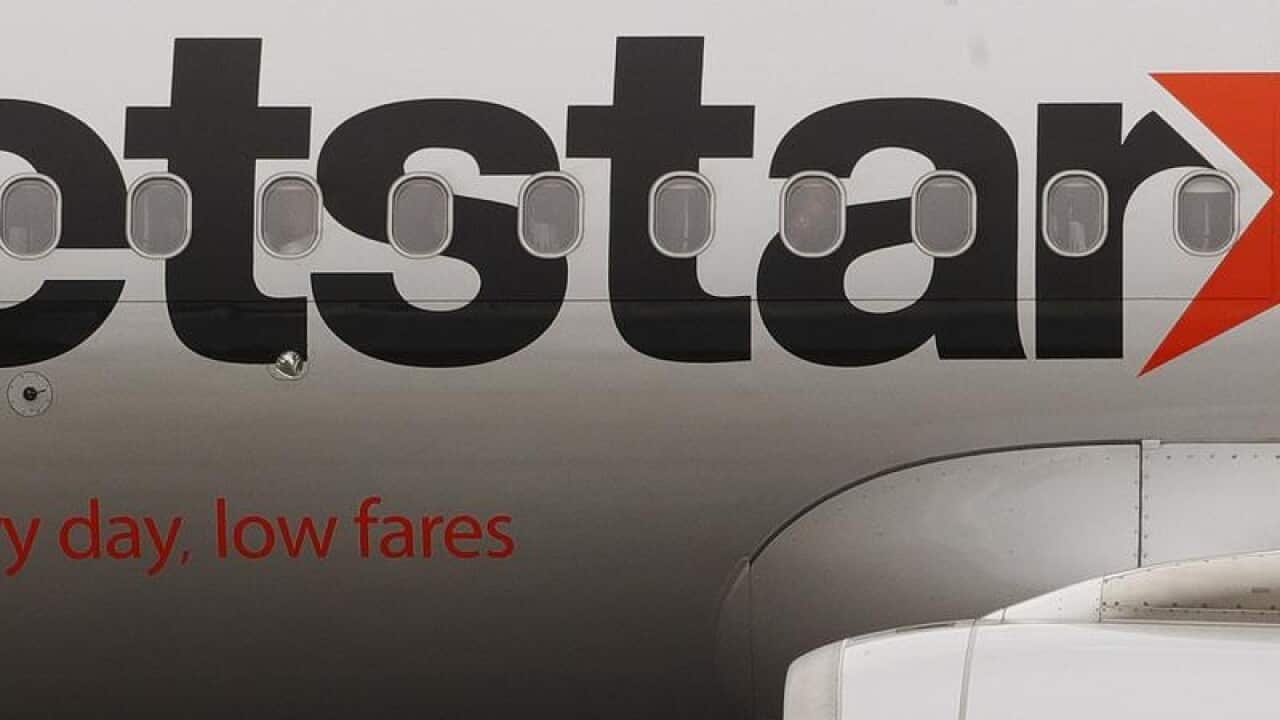 A Jetstar plane
