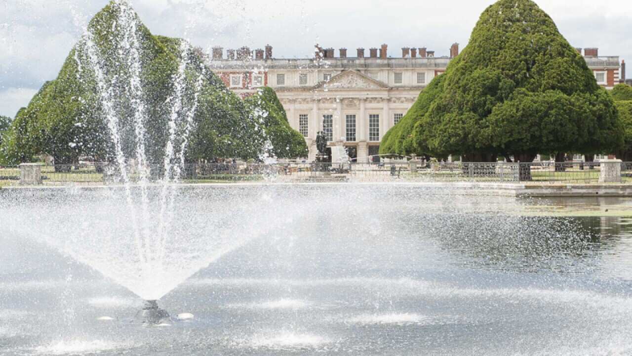 A view of Hampton Court Palace