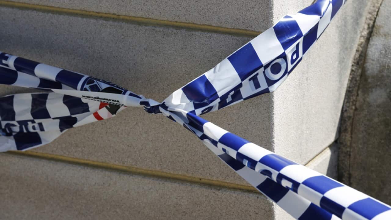 Fire and police emergency services at a scene