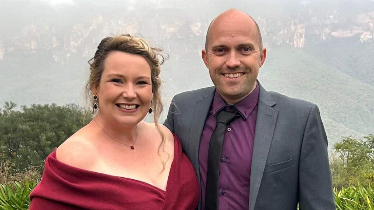 Matthew Webster and his partner