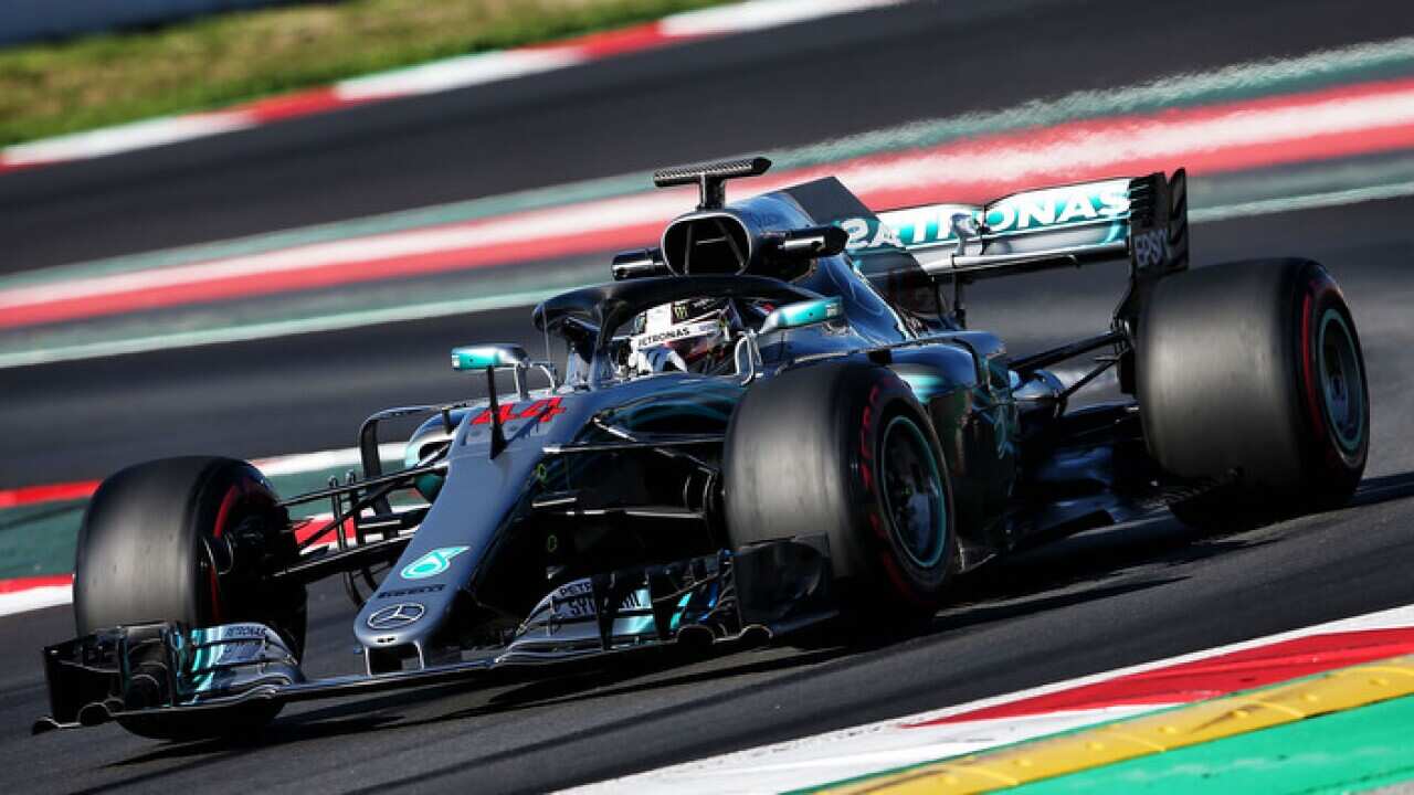 Lewis Hamilton (GBR) Mercedes AMG F1 W09.Formula 9. March 2018. Barcelona