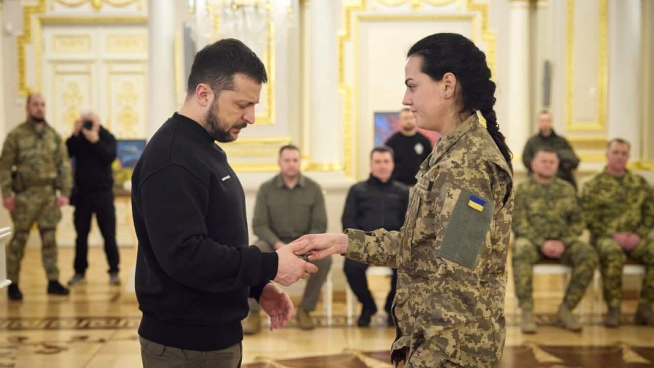 On the Day of Ukrainian Volunteer, President Volodymyr Zelenskyy met with warriors who stood up for Ukraine as part of various combat units..jpeg