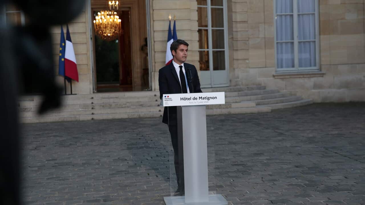 French PM to resign after early election polls show left-wing coalition wins most seats French PM to resign after early election polls show left-wing coalition wins most seats
