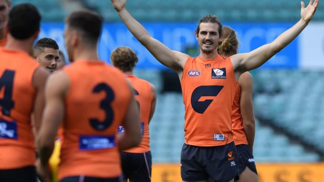 Phil Davis of the GWS Giants.