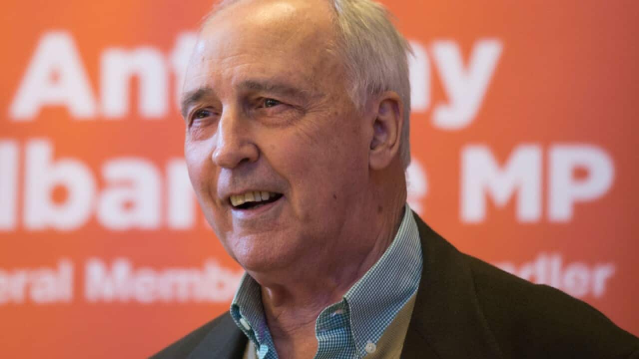 Former prime minister Paul Keating