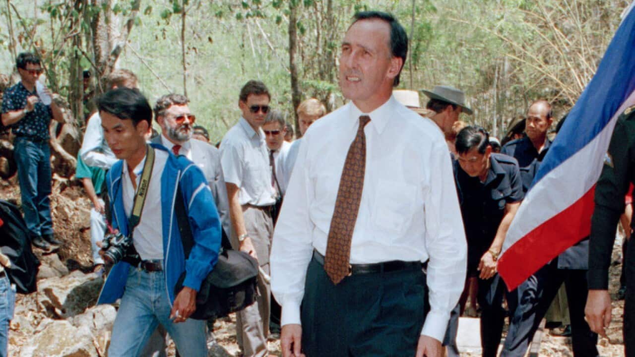 Paul Keating in Thailand in 1994