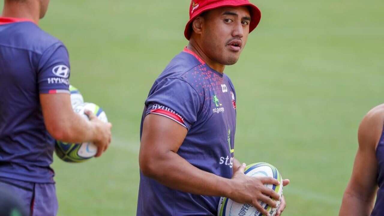 SUPER RUGBY REDS TRAINING FA'AGASE
