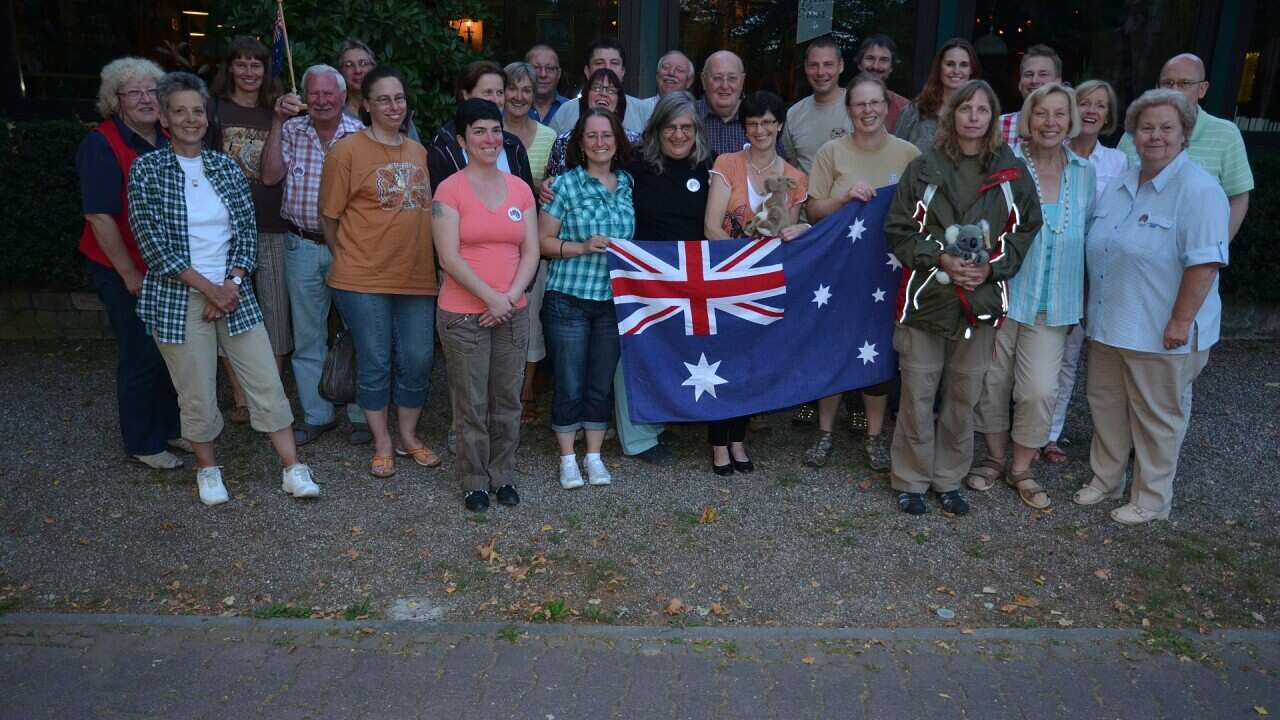 Australien-Stammtisch Frankfurt Gruppenbild