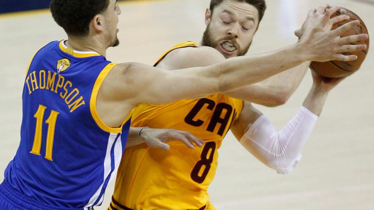 Cleveland Cavaliers guard Matthew Dellavedova