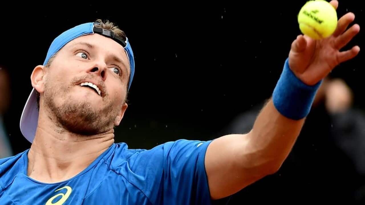 James Duckworth of Australia in action