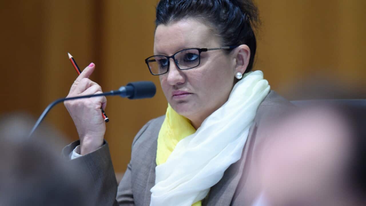 Palmer United Party (PUP) Senator Jacqui Lambie