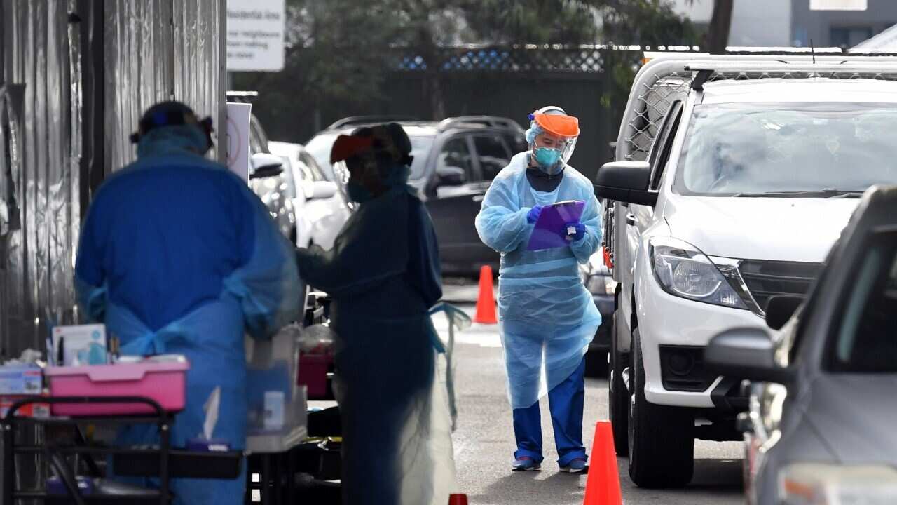 There were 95,158 tests done in NSW in the past 24 hours (AAP)