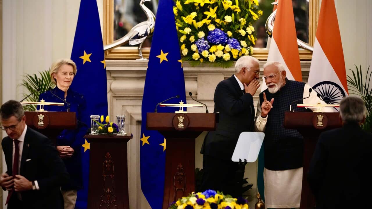 Narendra Modi,Antonio Costa,Ursula von der Leyen