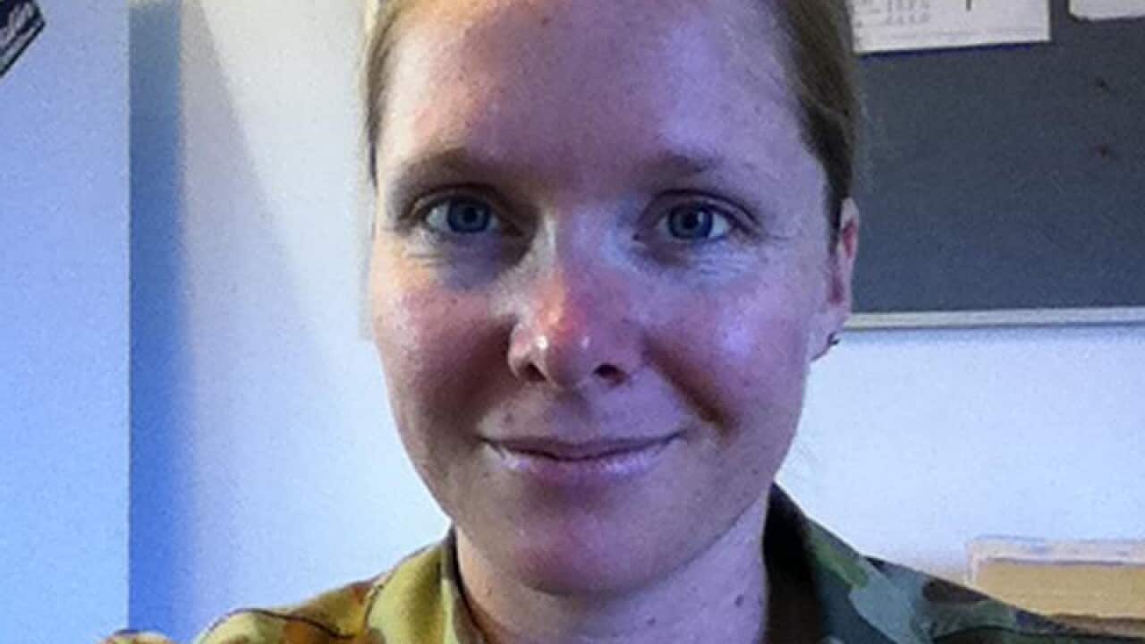 Former army nurse Kerri-Ann Woodbury.